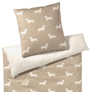 Satin-Bettwäsche 24540-Dogs (elegante) - Betten Neemann Bremerhaven